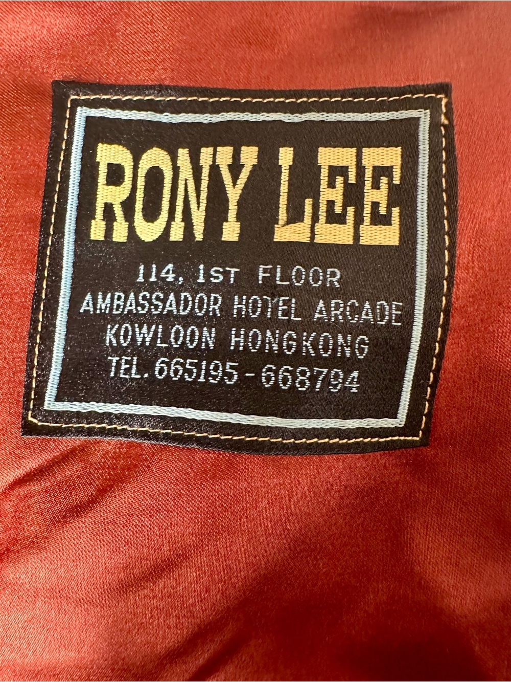 RONY LEE Plaid Wool Blazer Jacket Hong Kong Vintage Tailored - Picture 7 of 14